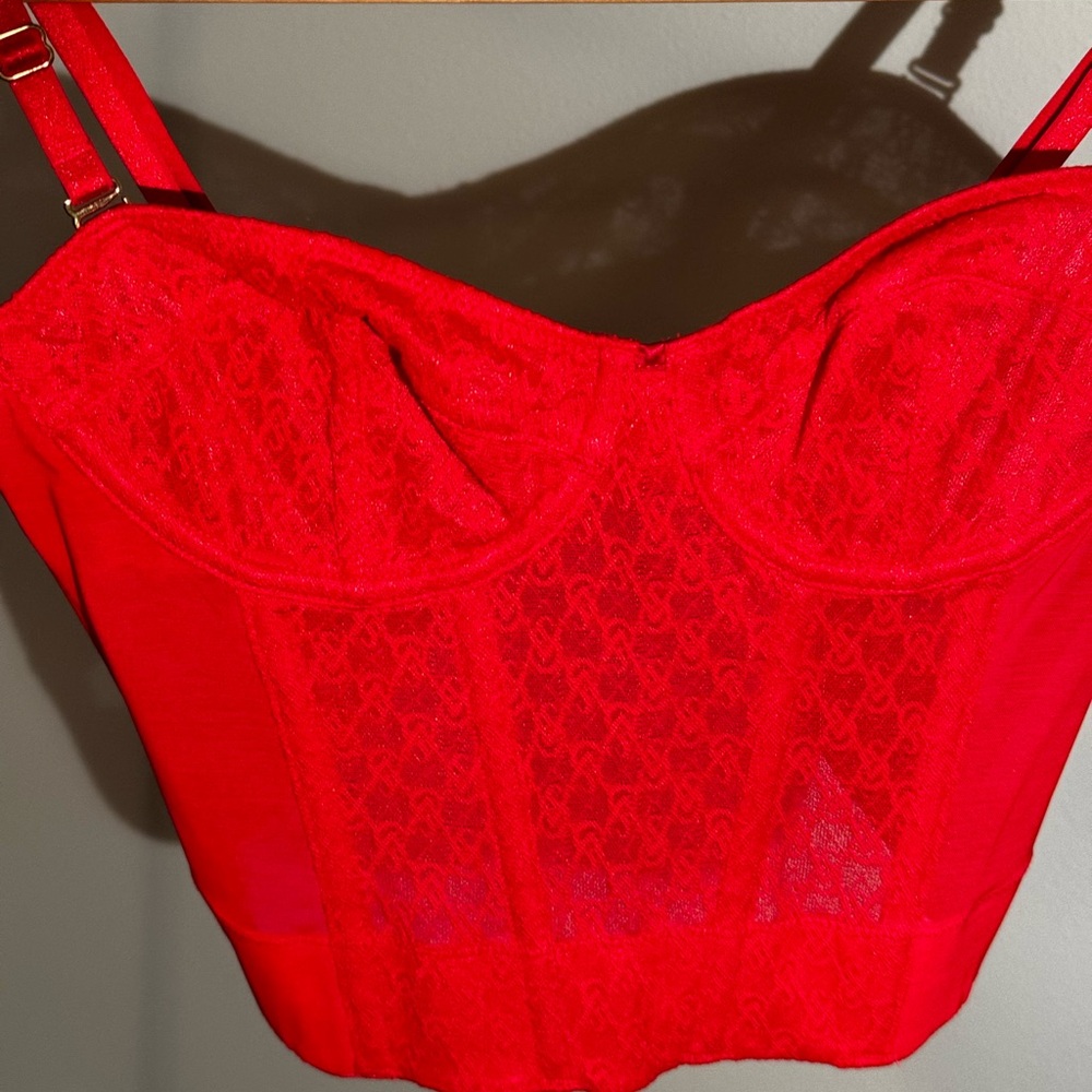 Red Victoria Secret corset